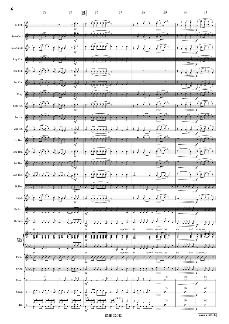 Whiskey In The Jar Whiskey In The Jar Brass Band scores gallery preview page 7
