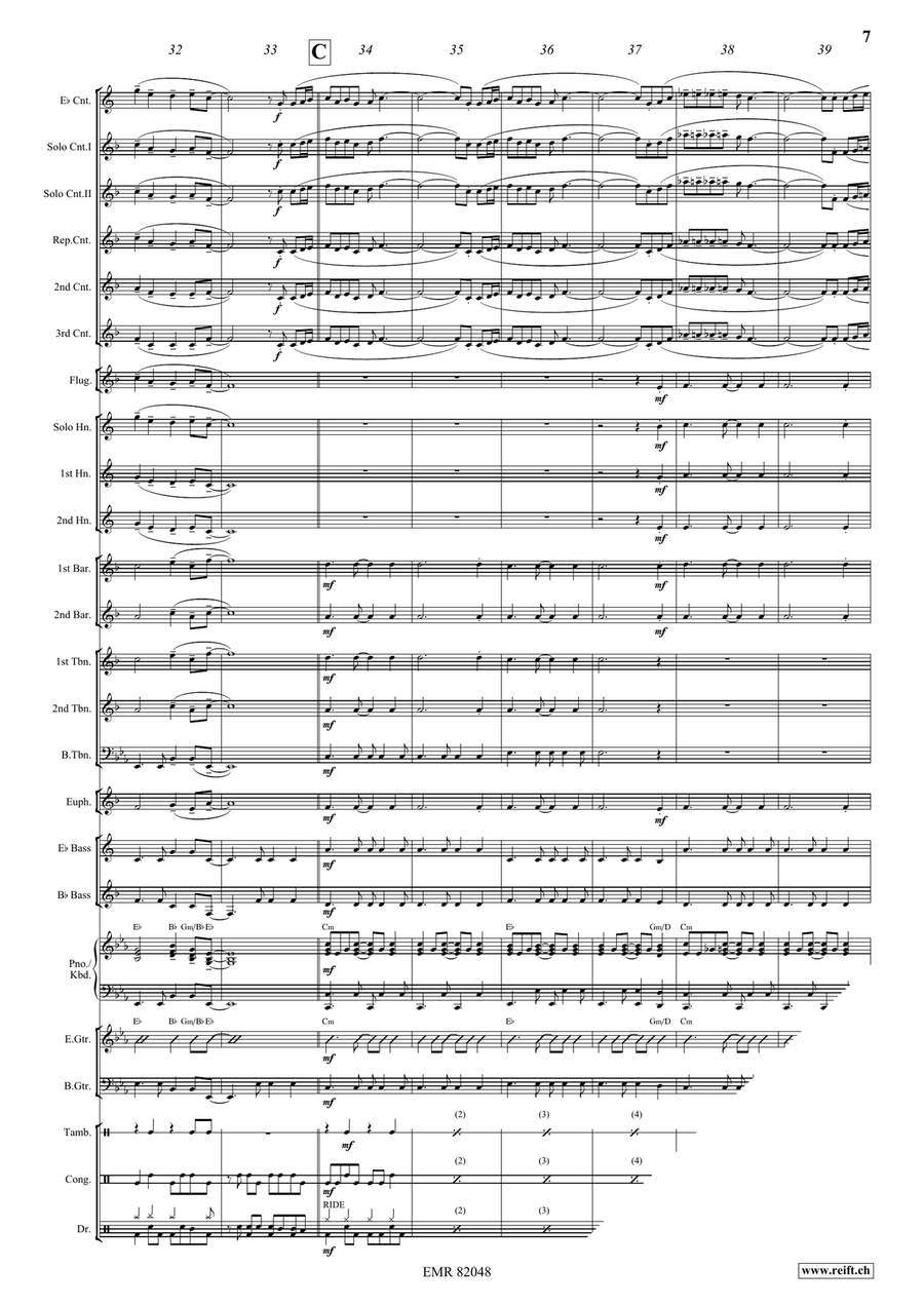 Whiskey In The Jar Whiskey In The Jar Brass Band scores gallery preview page 8