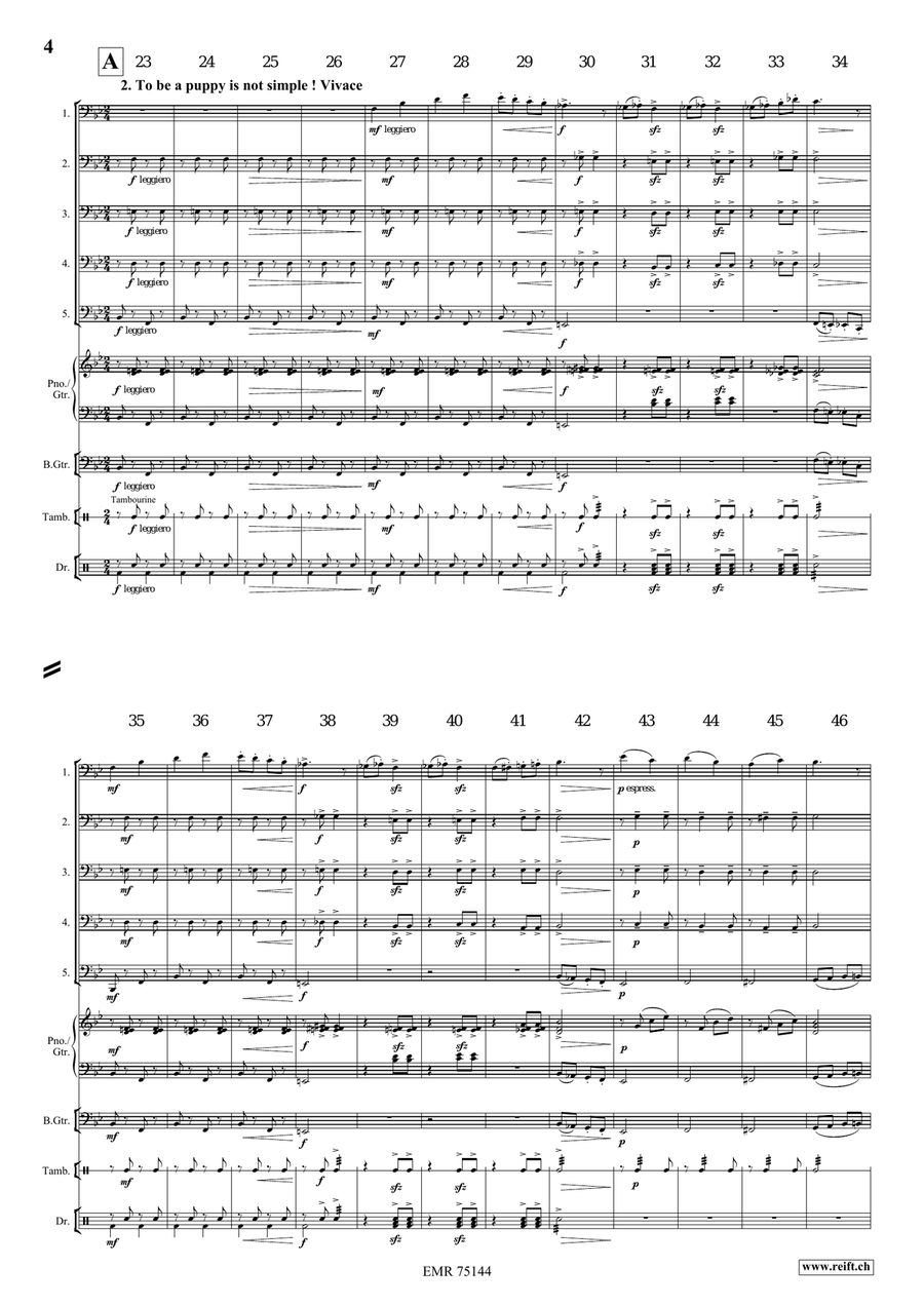 A Dog's Life Trombone scores gallery preview page 5