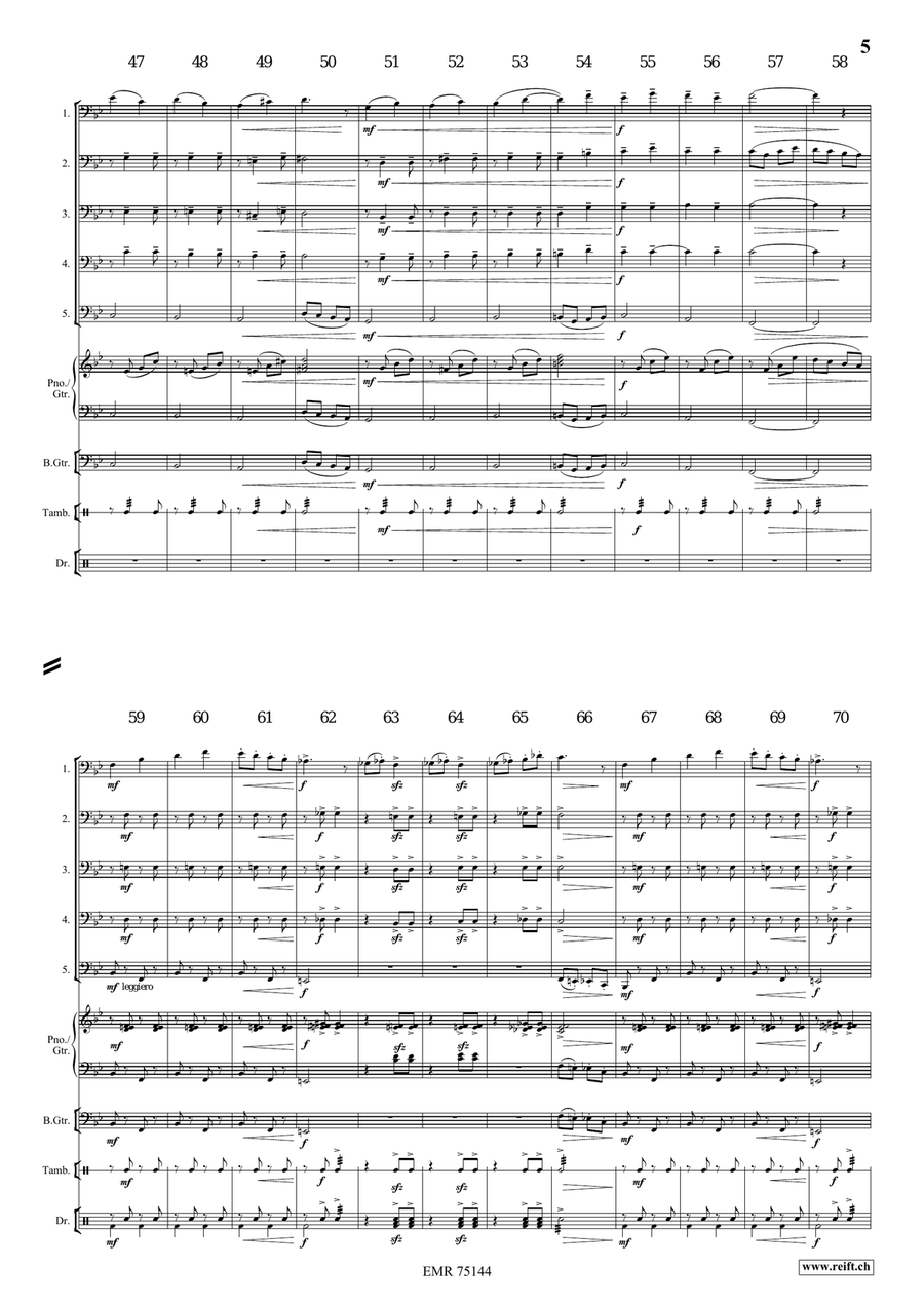 A Dog's Life Trombone scores gallery preview page 6