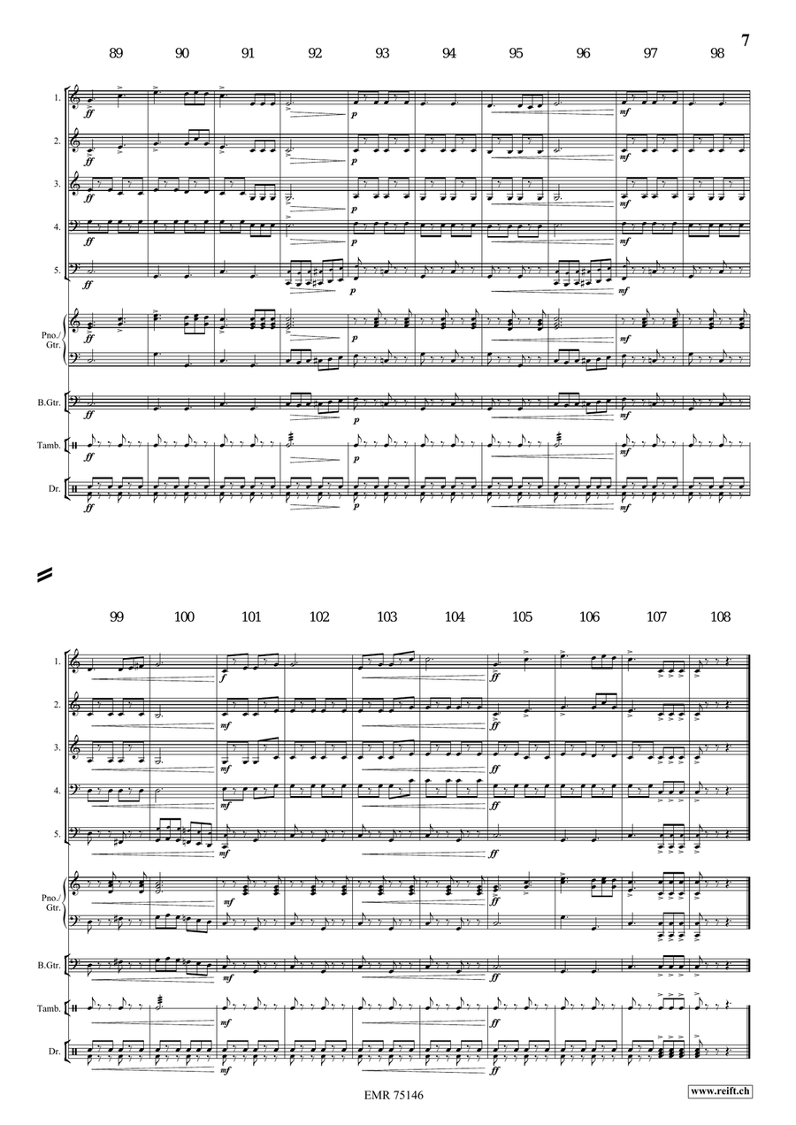A Dog's Life A Dog's Life Brass Quintet scores gallery preview page 8