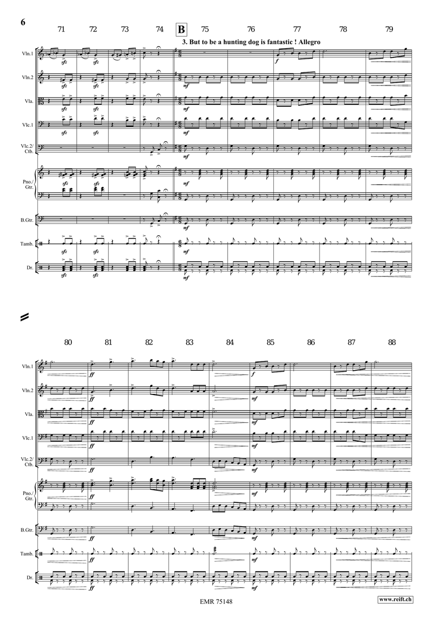 A Dog's Life A Dog's Life String Orchestra scores gallery preview page 7