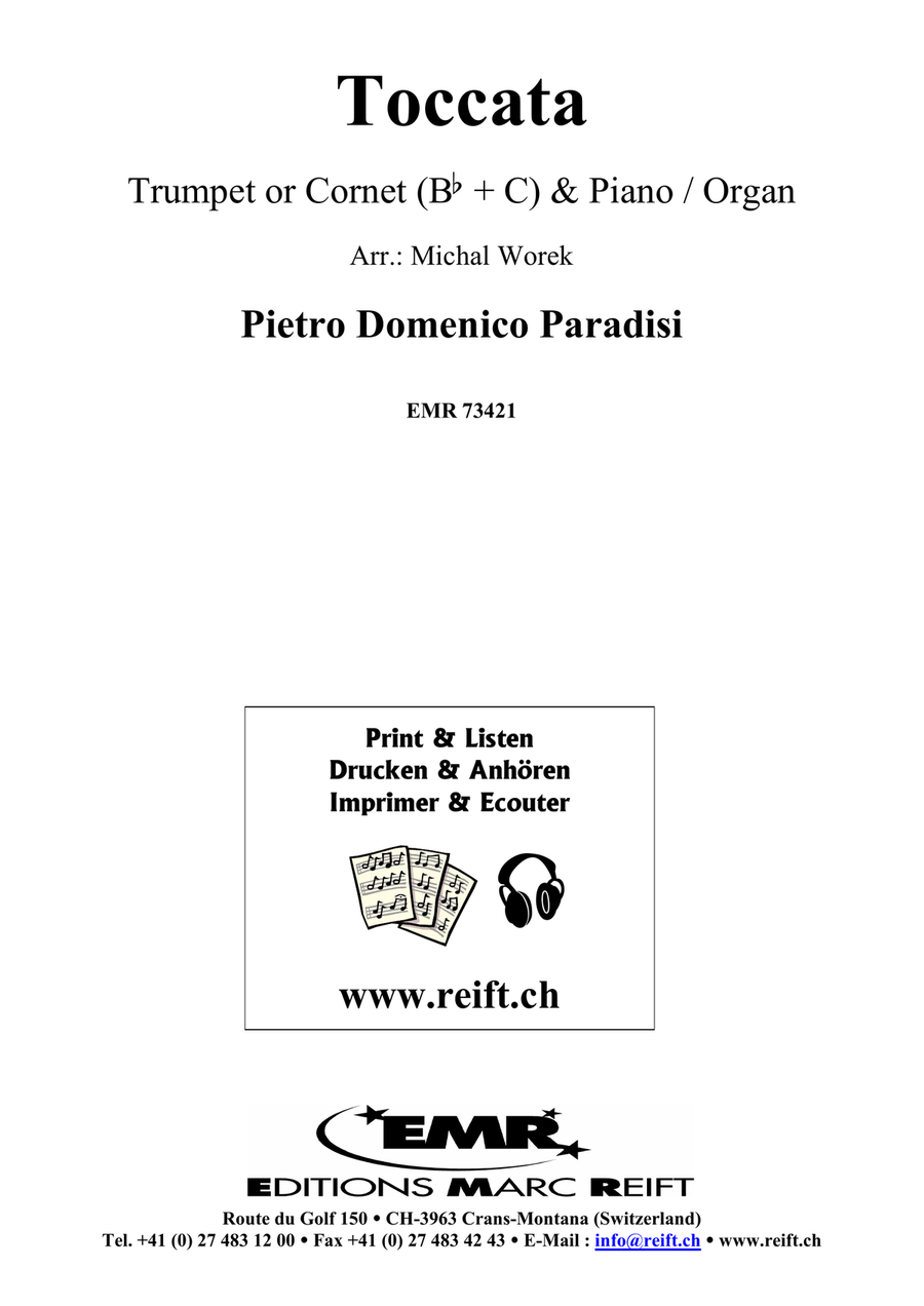 Toccata Toccata Cornet scores gallery preview page 2