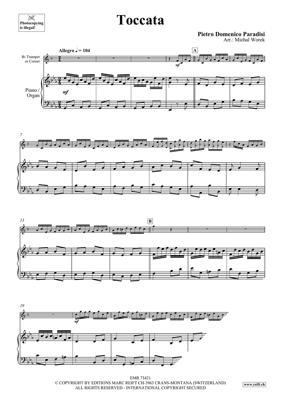 Toccata Toccata Cornet scores gallery preview page 4