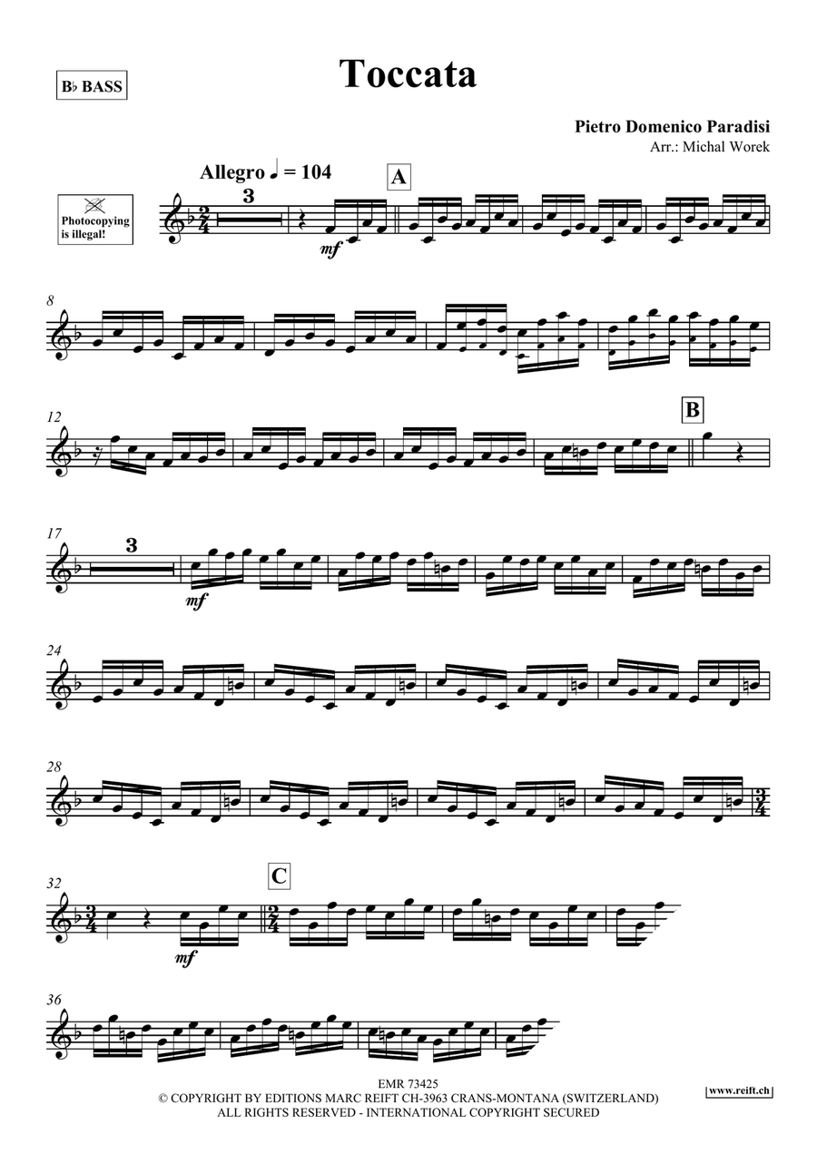 Toccata Toccata Organ scores gallery preview page 3