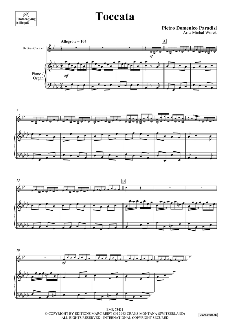 Toccata Toccata Bass Clarinet scores gallery preview page 4