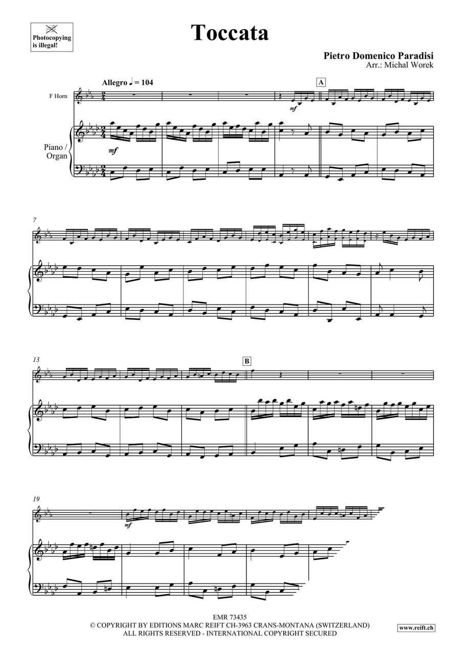 Toccata Toccata Horn scores gallery preview page 4