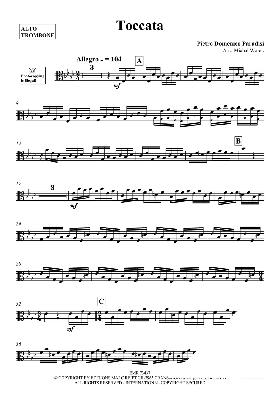 Toccata Toccata Organ scores gallery preview page 3