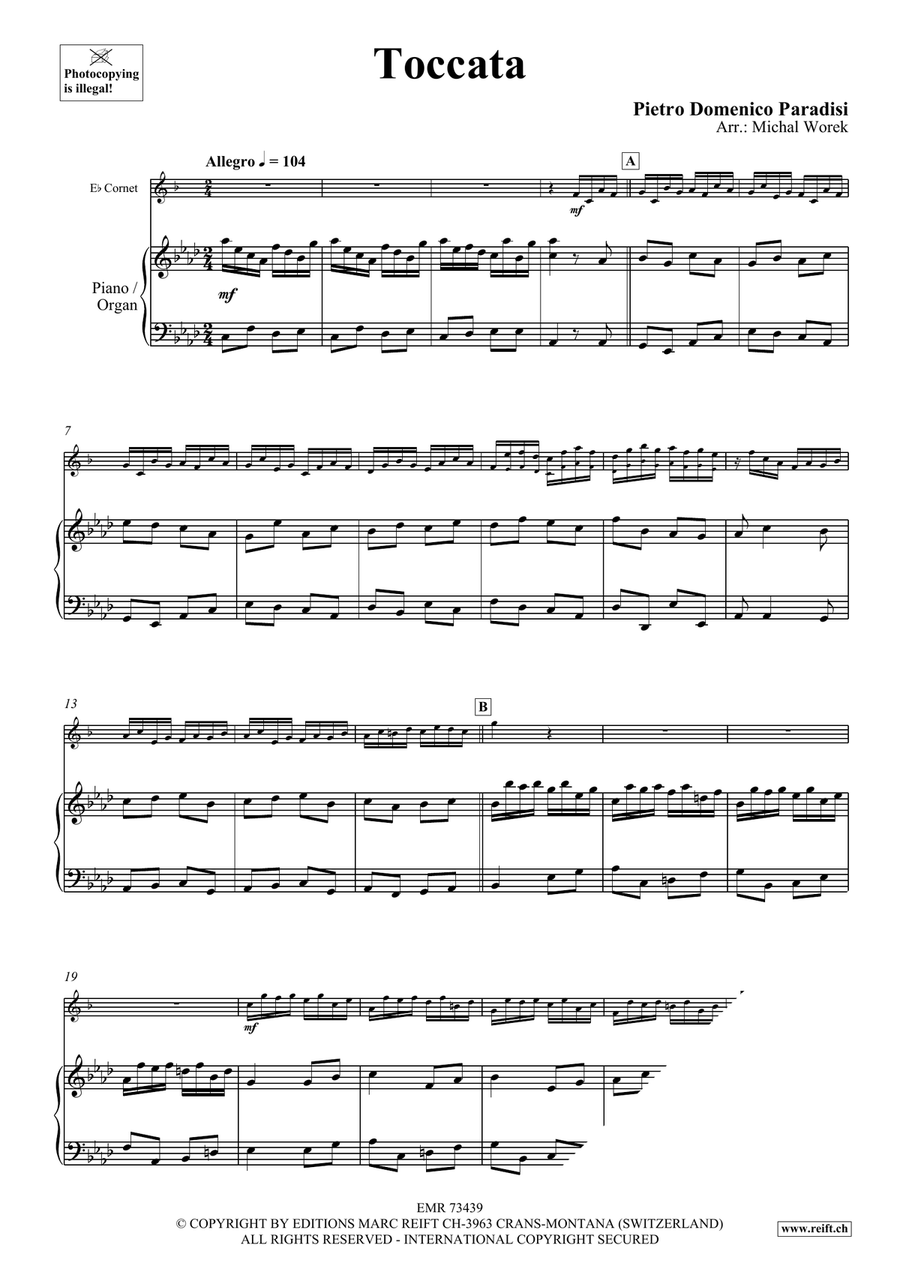 Toccata Toccata Cornet scores gallery preview page 4