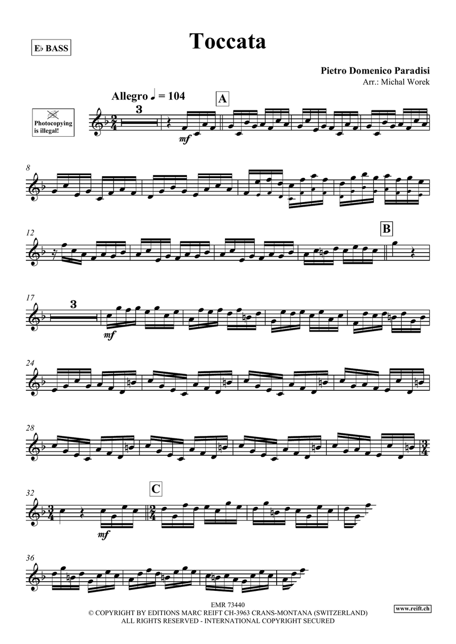 Toccata Toccata Organ scores gallery preview page 3