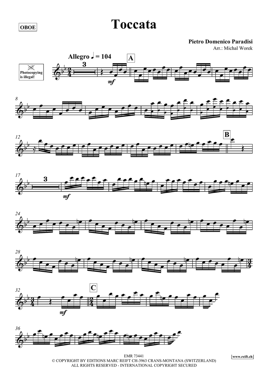 Toccata Toccata Organ scores gallery preview page 3