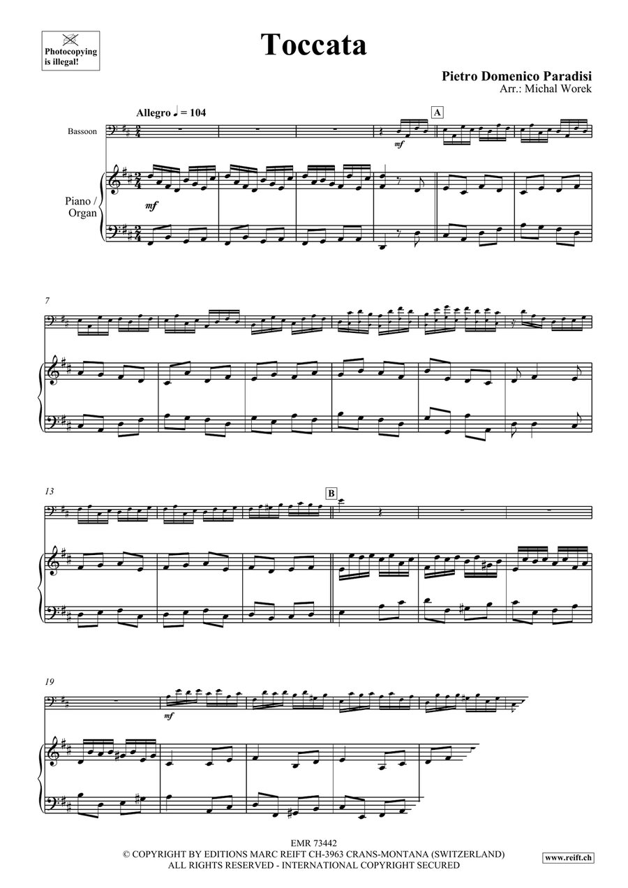 Toccata Toccata Bassoon Solo scores gallery preview page 4