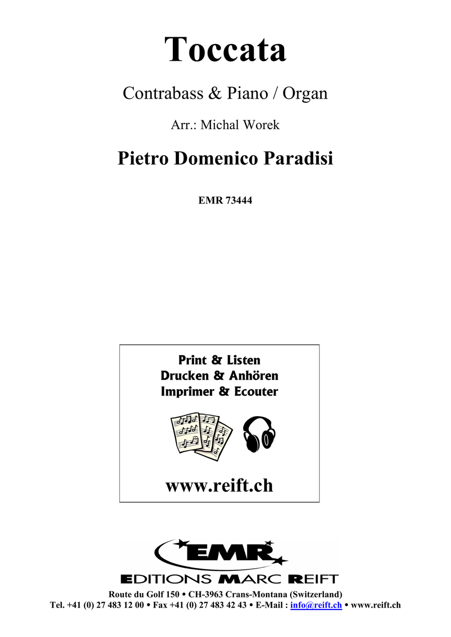 Toccata Toccata Double Bass scores gallery preview page 2