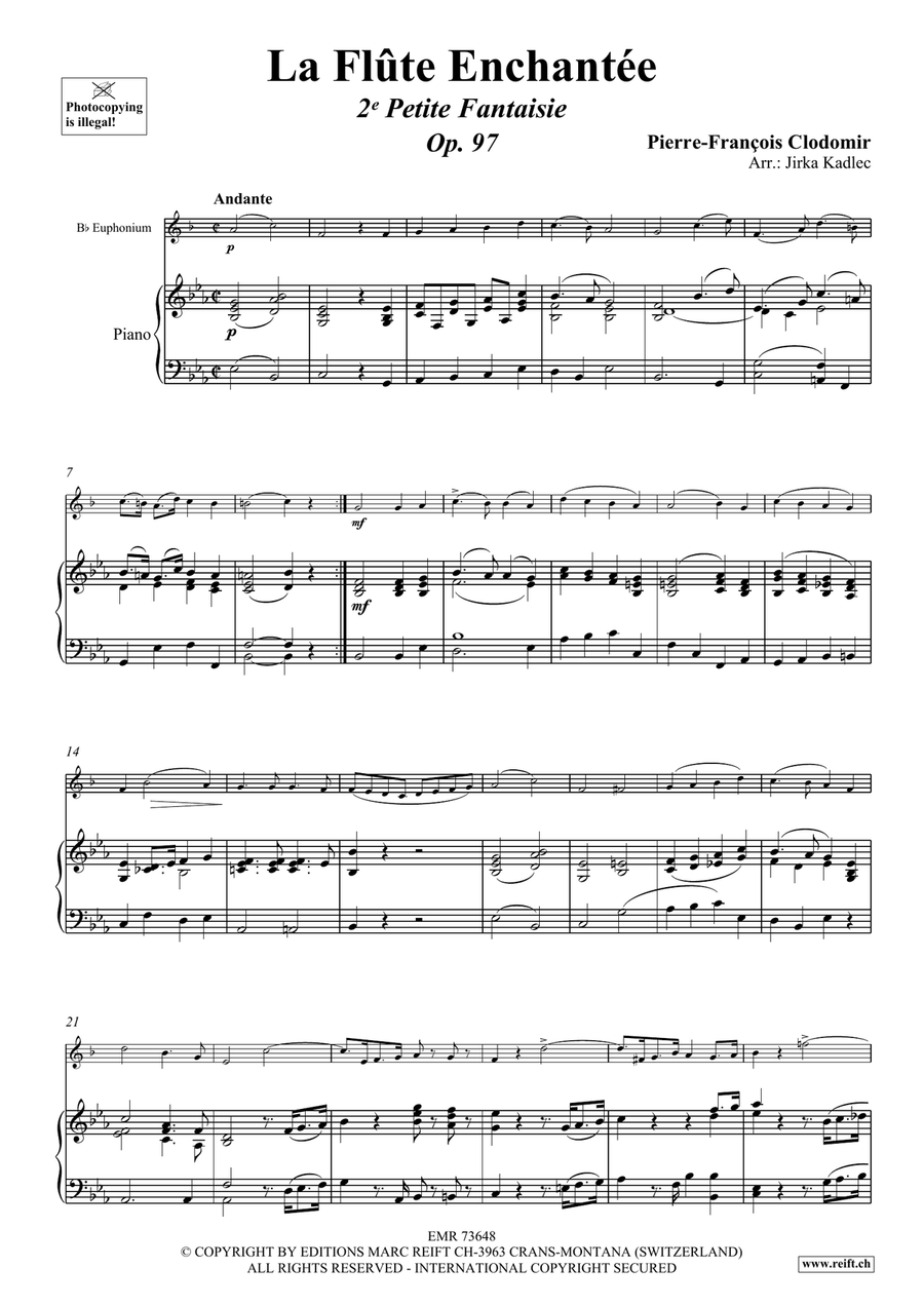 La Flûte Enchantée La Flûte Enchantée Euphonium scores gallery preview page 4
