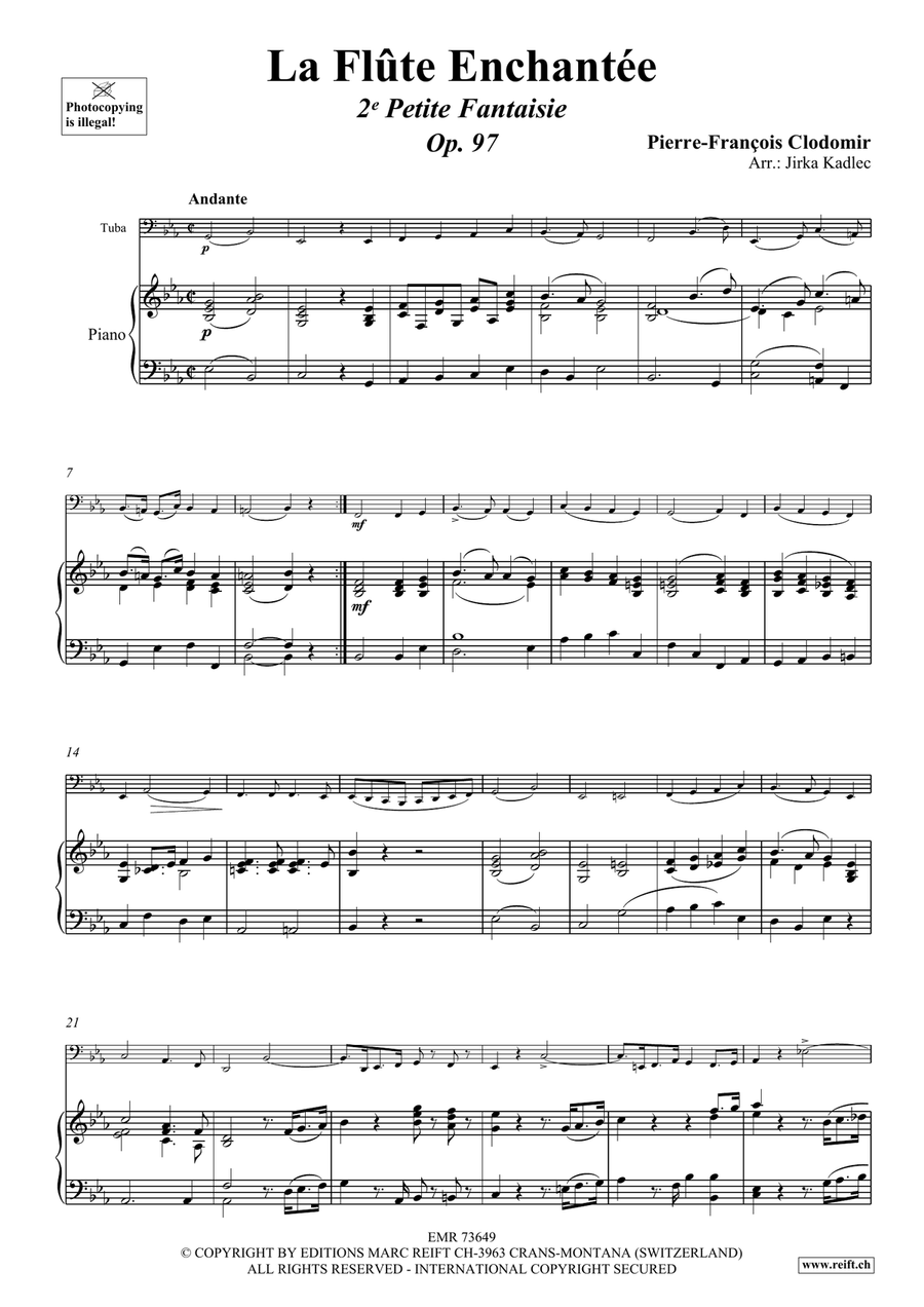 La Flûte Enchantée La Flûte Enchantée Tuba scores gallery preview page 4