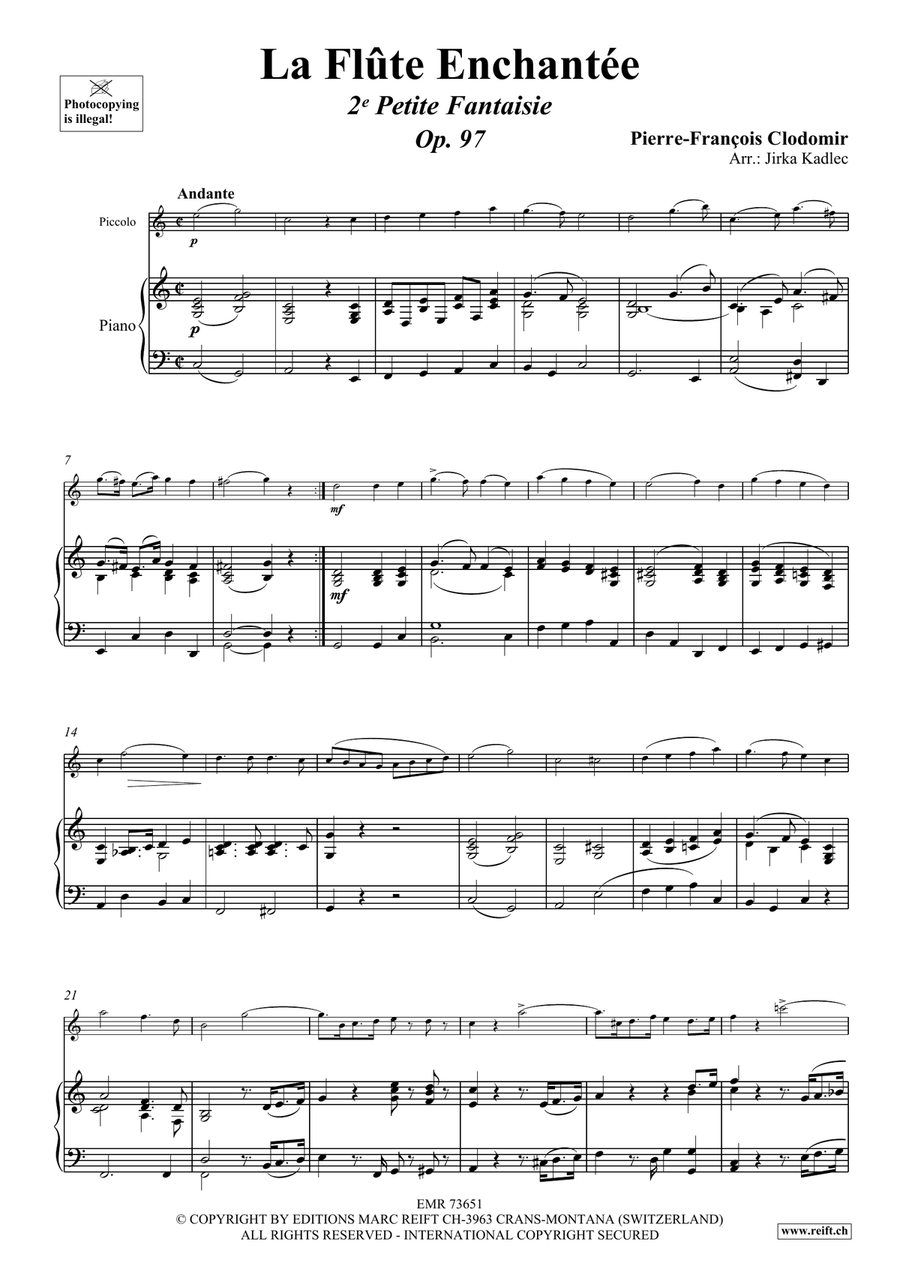 La Flûte Enchantée La Flûte Enchantée Piccolo scores gallery preview page 4
