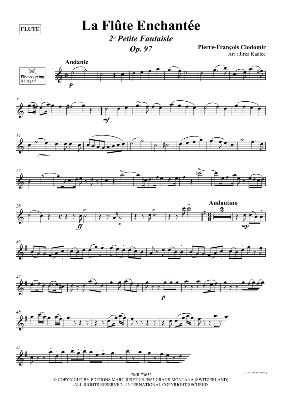 La Flûte Enchantée La Flûte Enchantée Flute Solo scores gallery preview page 3