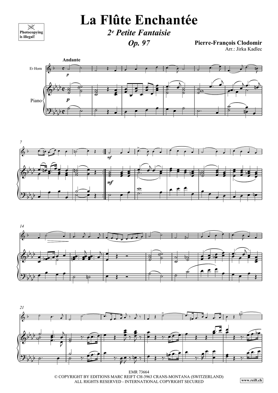 La Flûte Enchantée La Flûte Enchantée Horn scores gallery preview page 4
