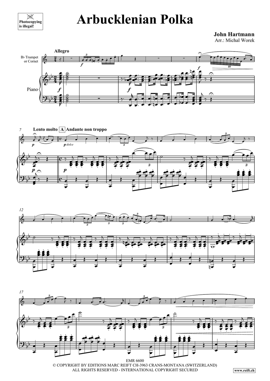 Arbucklenian Polka Arbucklenian Polka Cornet scores gallery preview page 4