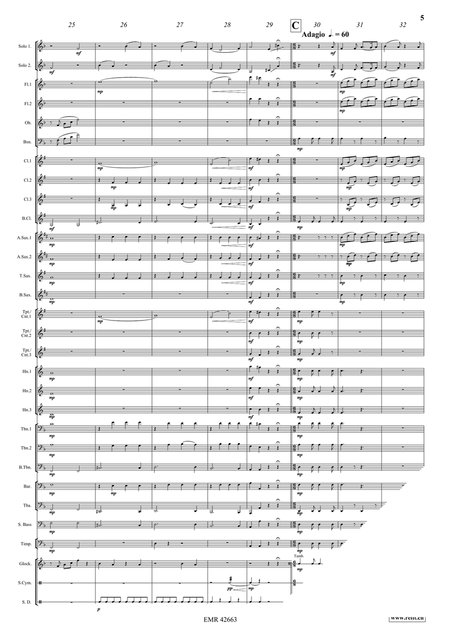 Comic Duet For 2 Cats Comic Duet For 2 Cats Concert Band scores gallery preview page 6