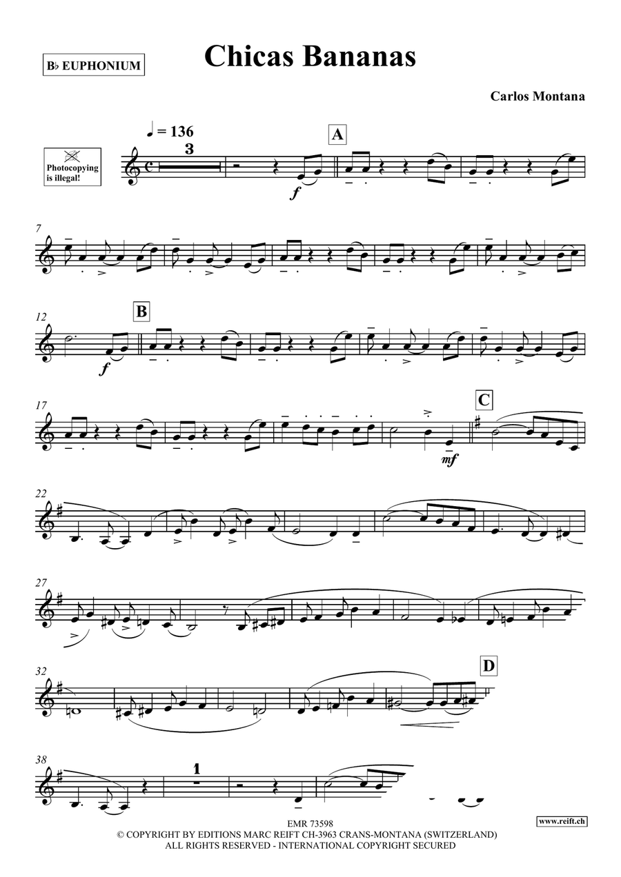 Chicas Bananas Chicas Bananas Euphonium scores gallery preview page 4
