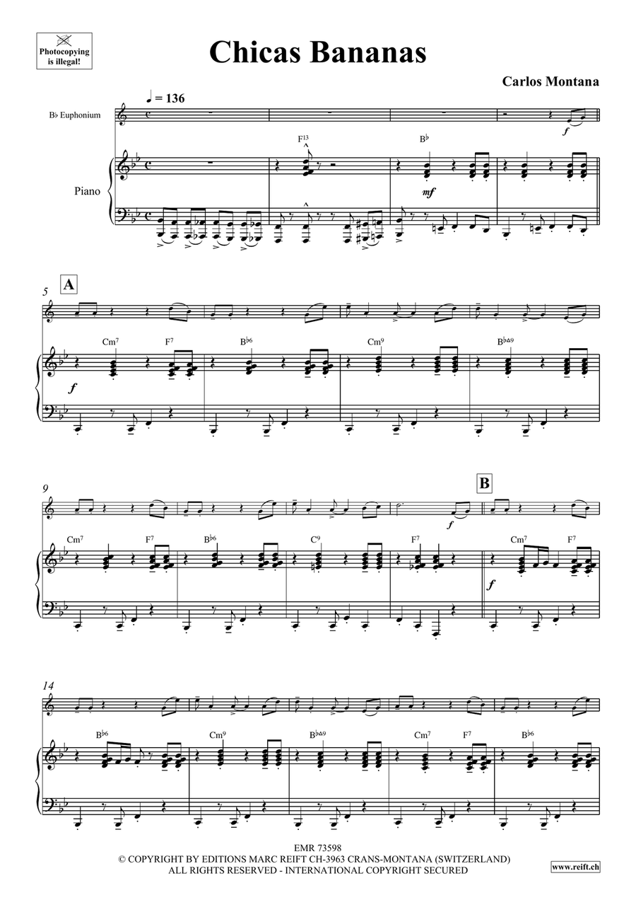 Chicas Bananas Chicas Bananas Euphonium scores gallery preview page 5