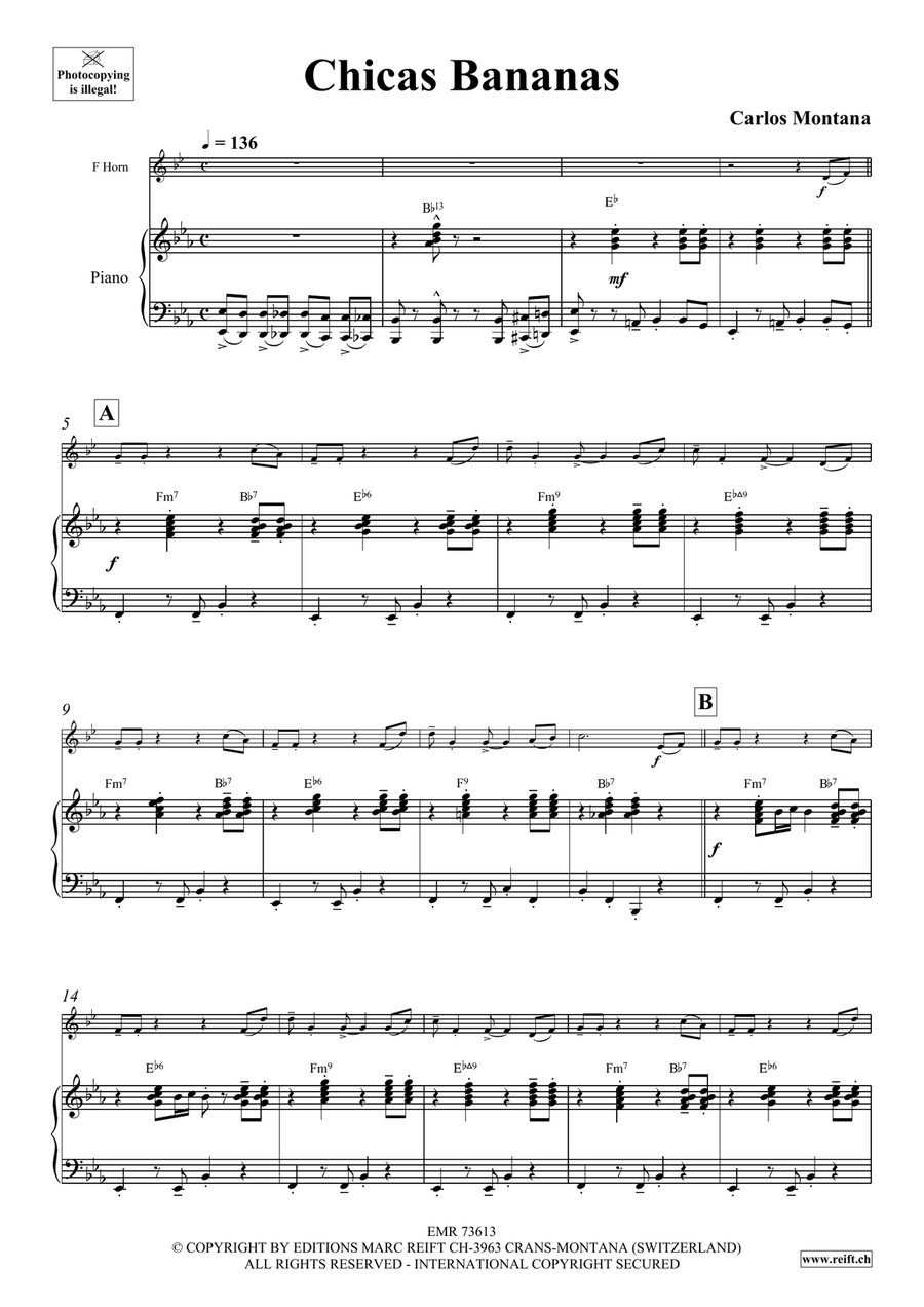 Chicas Bananas Chicas Bananas Horn scores gallery preview page 5
