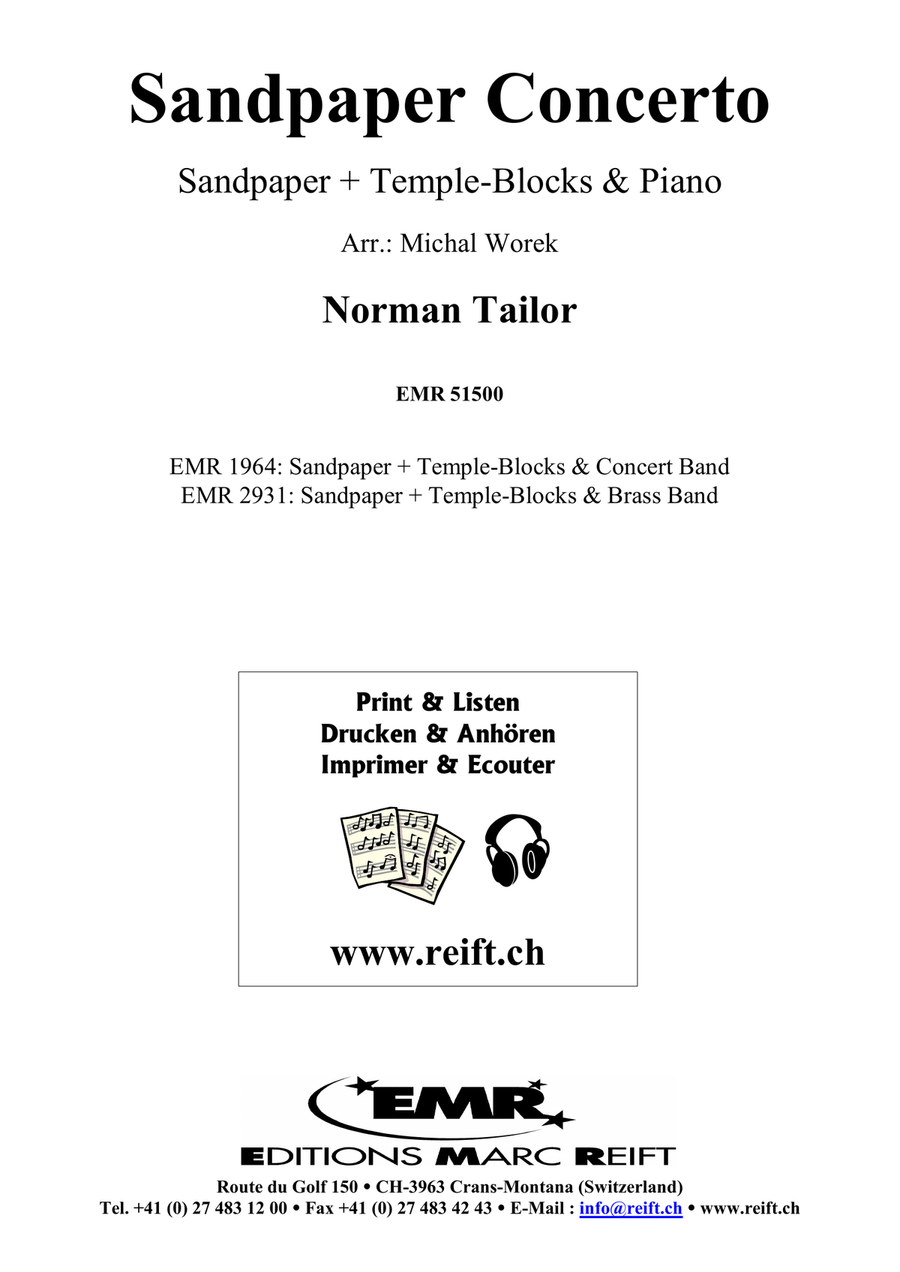 Sandpaper Concerto Sandpaper Concerto Piano Accompaniment scores gallery preview page 2
