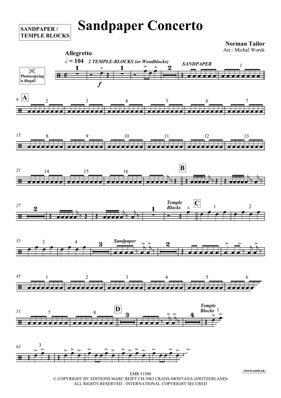 Sandpaper Concerto Sandpaper Concerto Piano Accompaniment scores gallery preview page 4