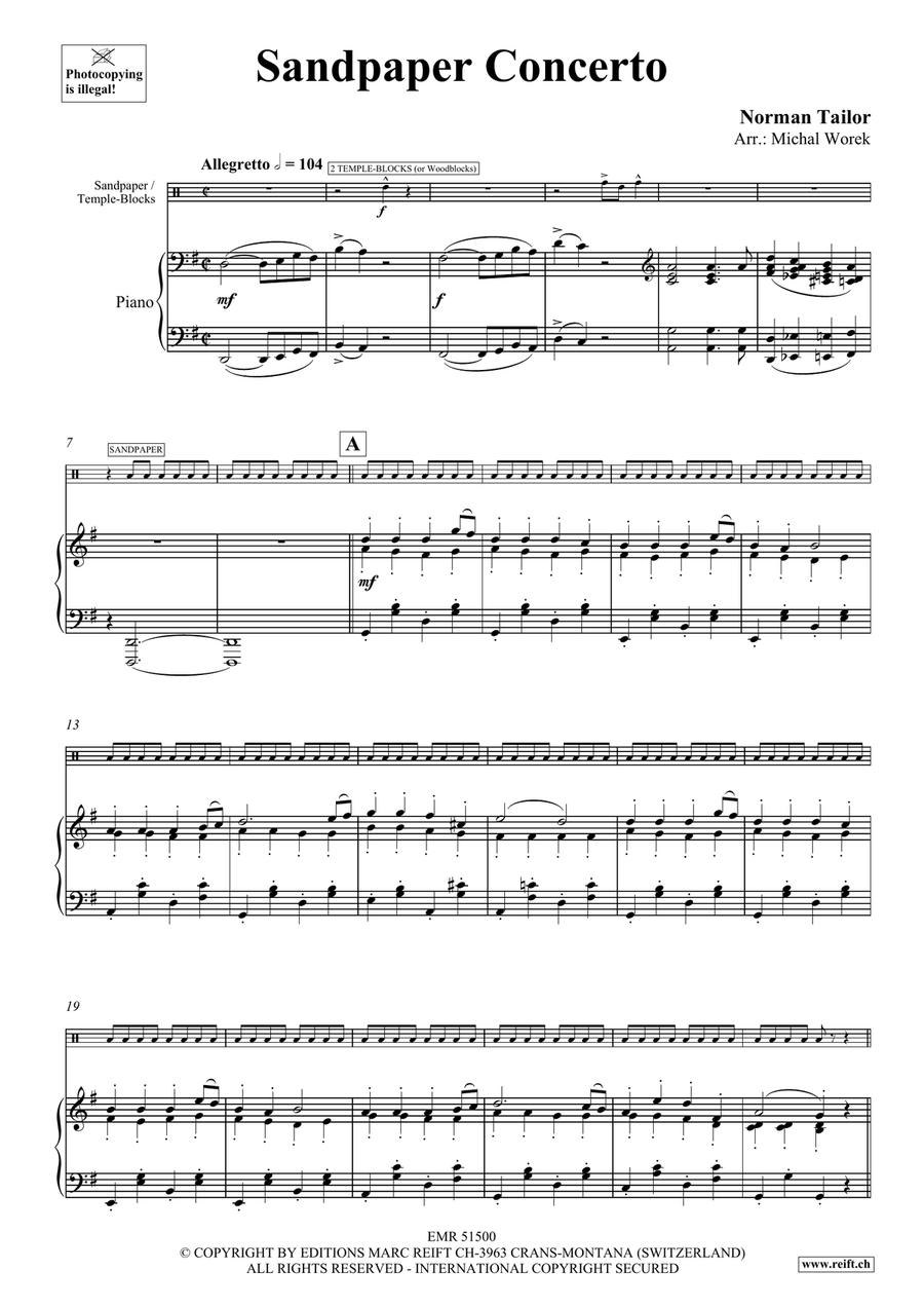 Sandpaper Concerto Sandpaper Concerto Piano Accompaniment scores gallery preview page 5