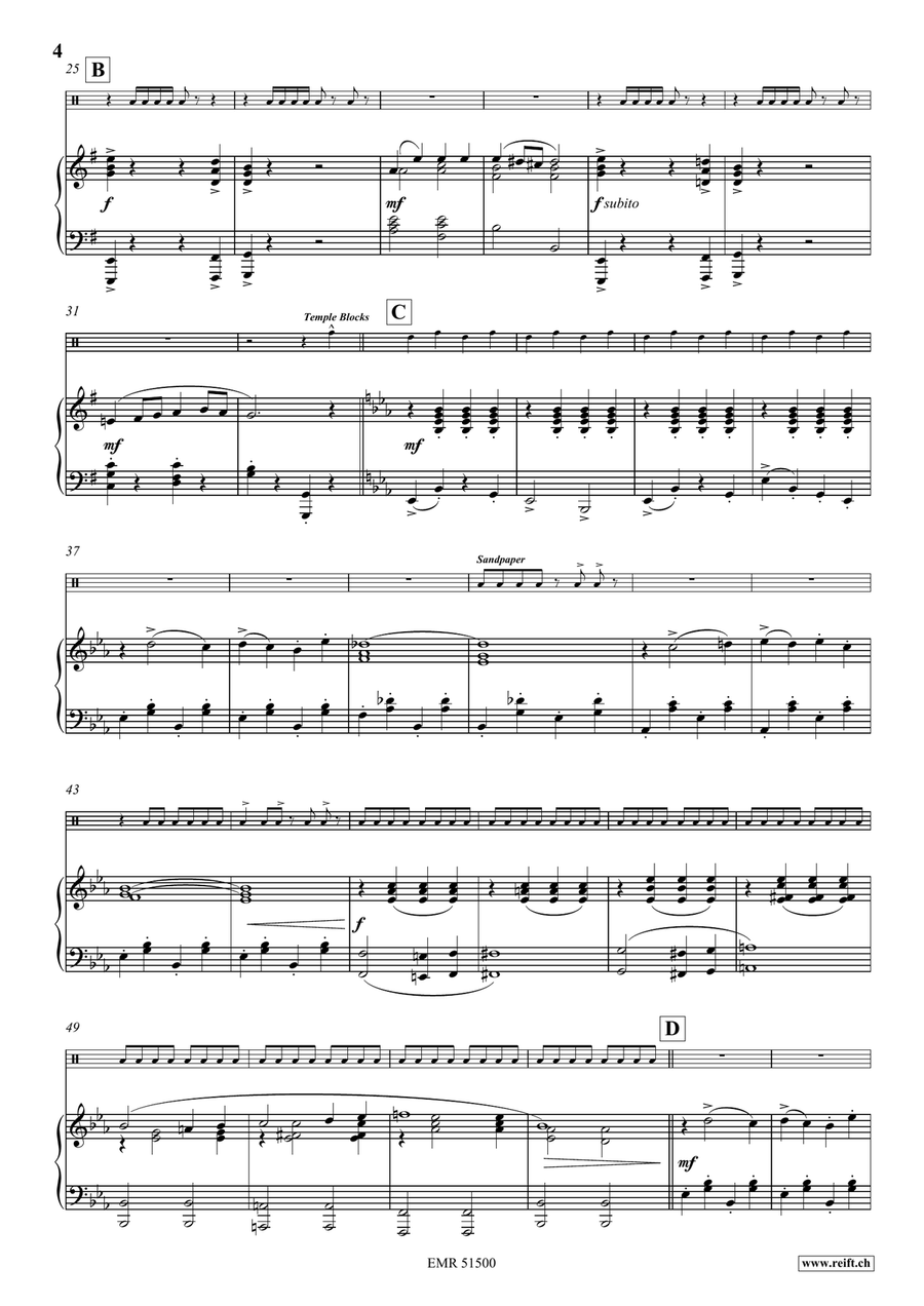 Sandpaper Concerto Sandpaper Concerto Piano Accompaniment scores gallery preview page 6