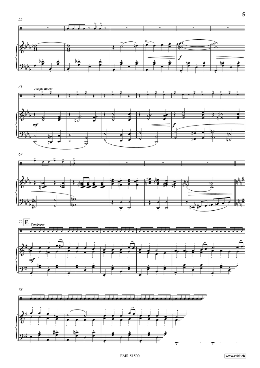 Sandpaper Concerto Sandpaper Concerto Piano Accompaniment scores gallery preview page 7