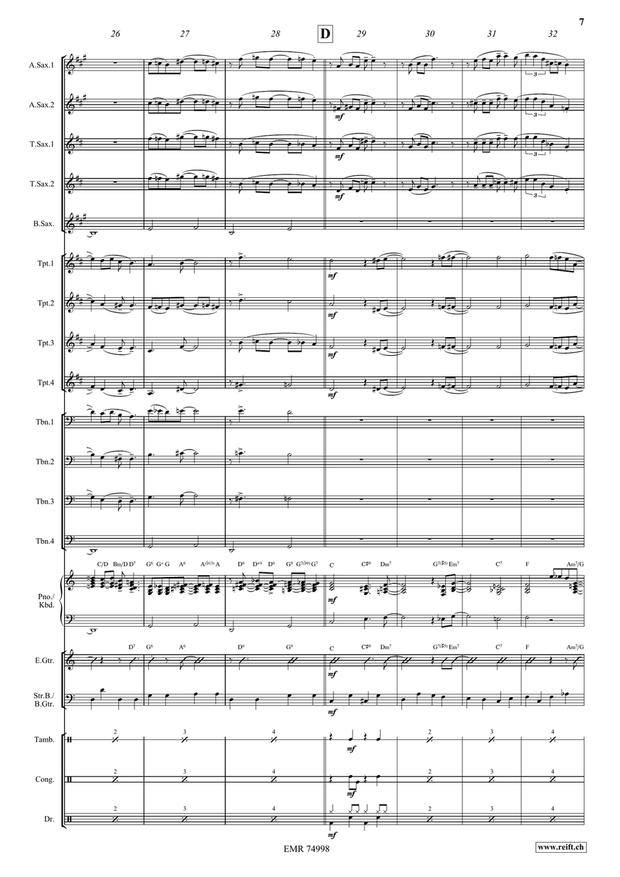 Ain't Misbehavin' Ain't Misbehavin' Big Band scores gallery preview page 7