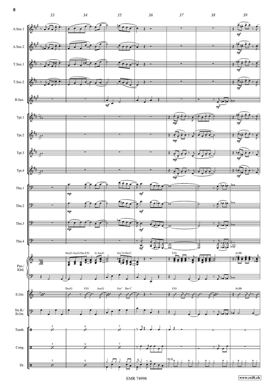 Ain't Misbehavin' Ain't Misbehavin' Big Band scores gallery preview page 8