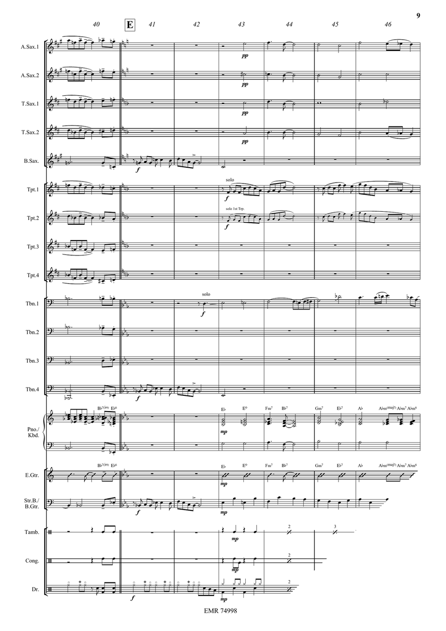 Ain't Misbehavin' Ain't Misbehavin' Big Band scores gallery preview page 9