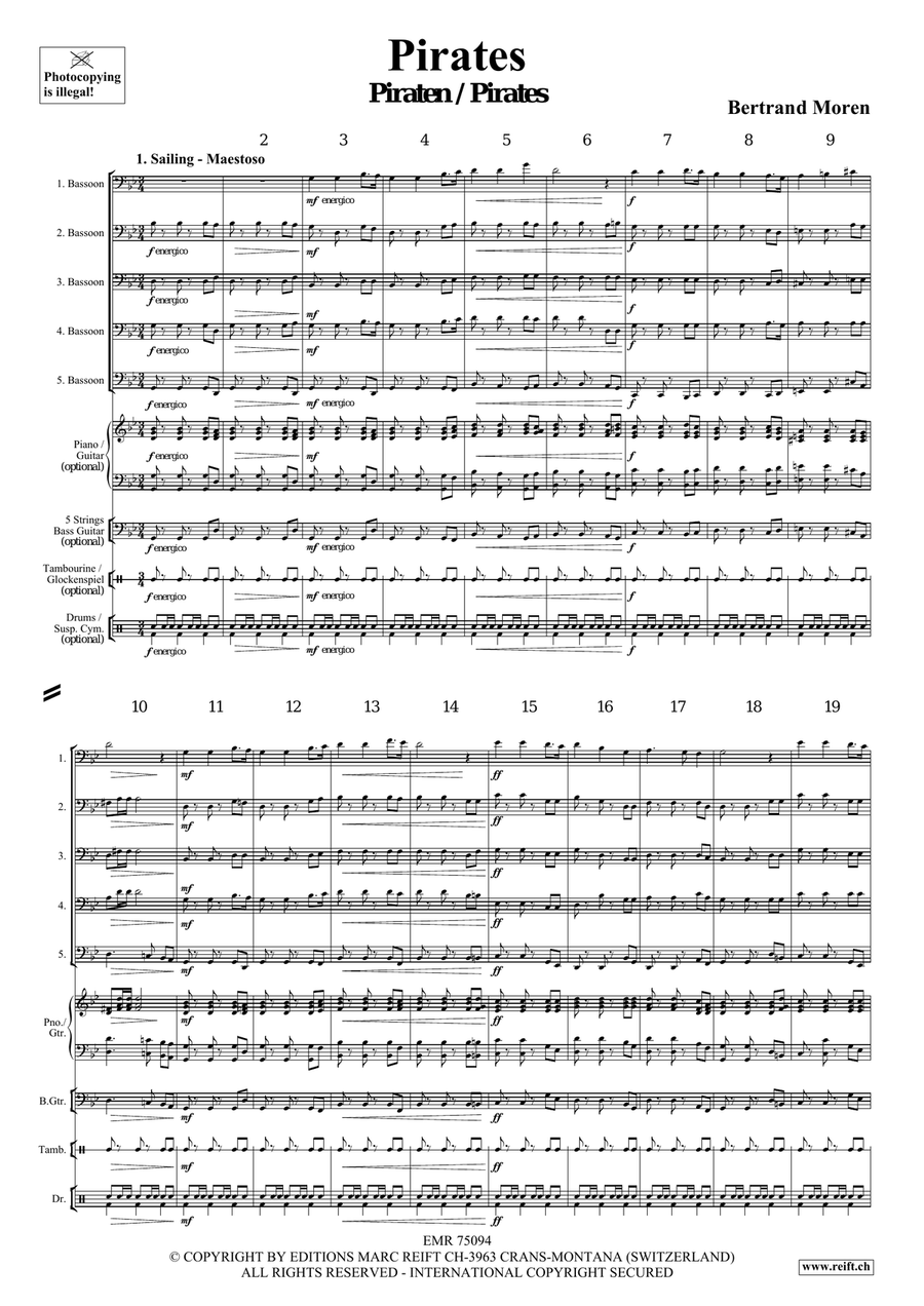 Pirates Pirates Bassoon scores gallery preview page 4