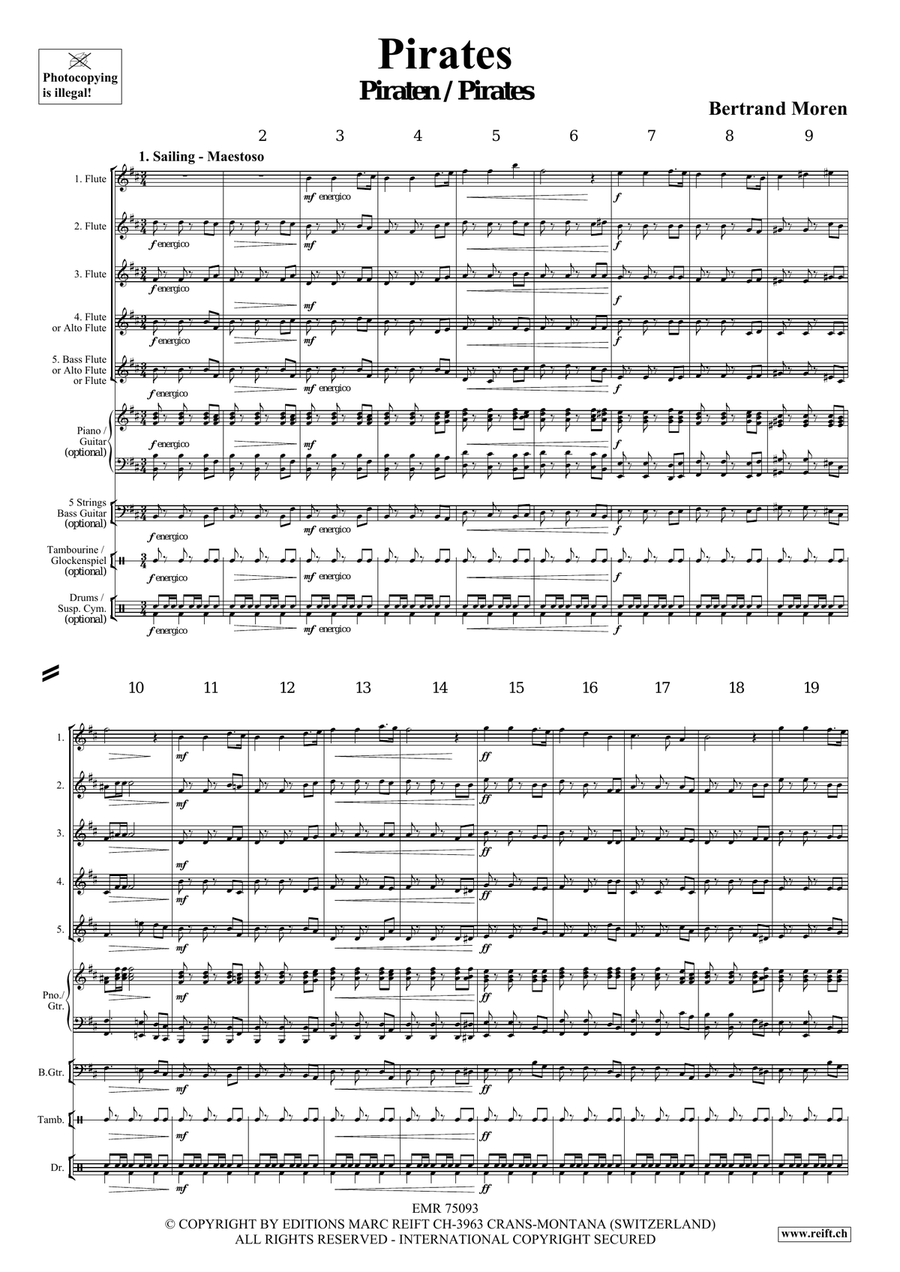 Pirates Pirates Flute scores gallery preview page 4