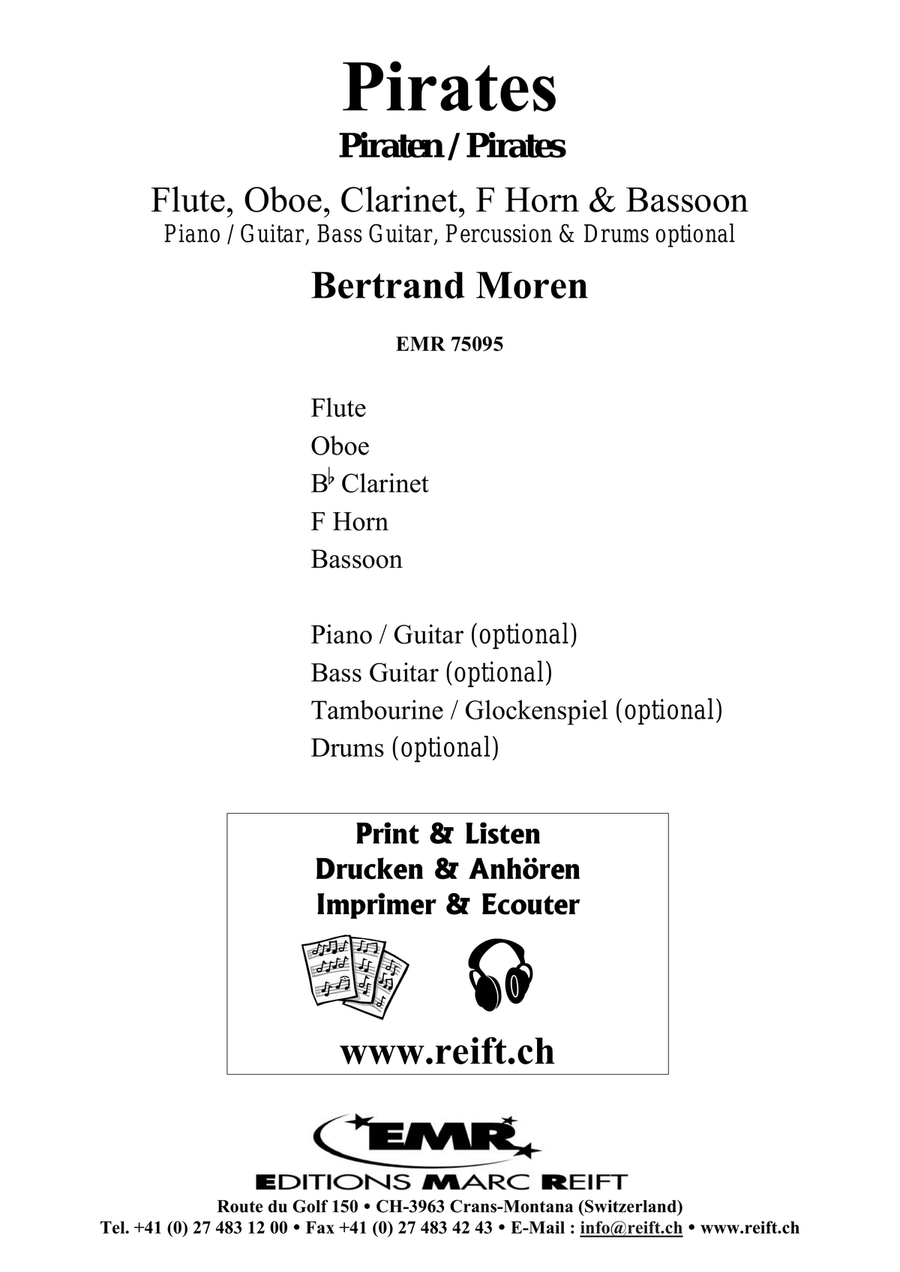 Pirates Pirates Woodwind Quintet scores gallery preview page 2