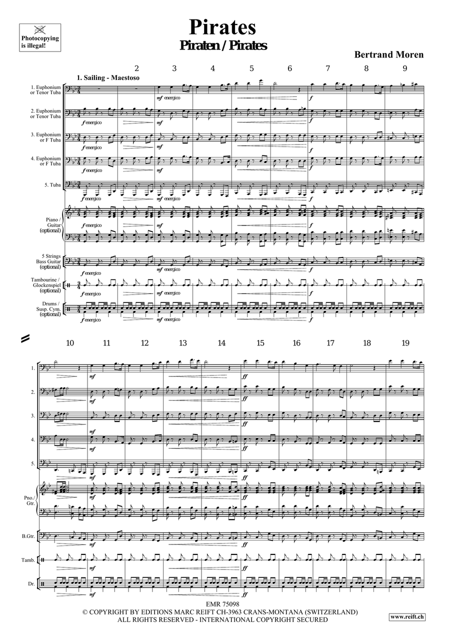 Pirates Pirates Tuba scores gallery preview page 4