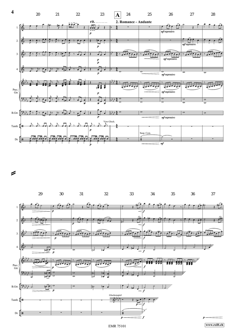 Pirates Pirates Saxophone Quartet scores gallery preview page 5
