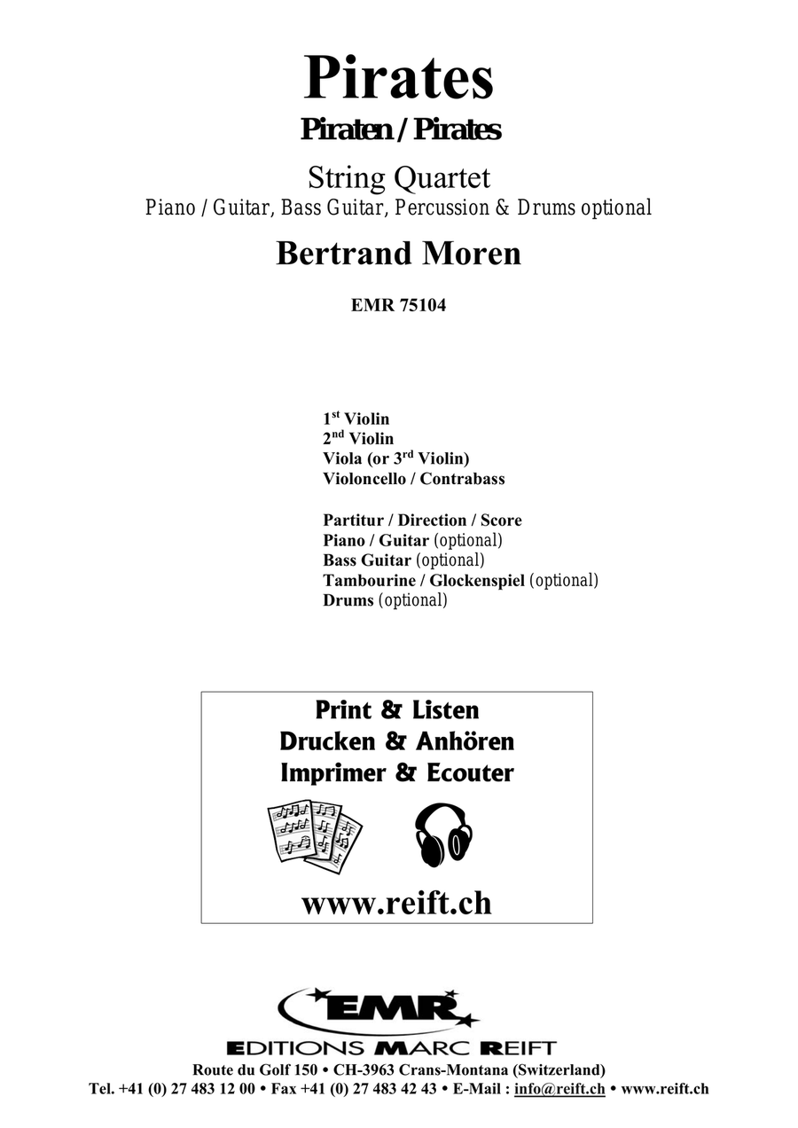 Pirates String Quartet scores gallery preview page 2