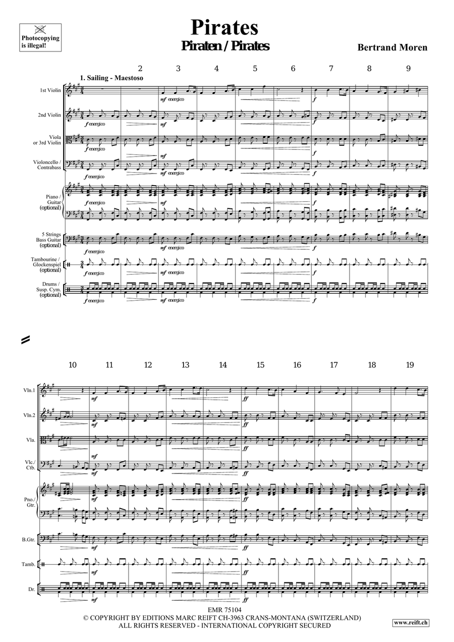 Pirates String Quartet scores gallery preview page 4