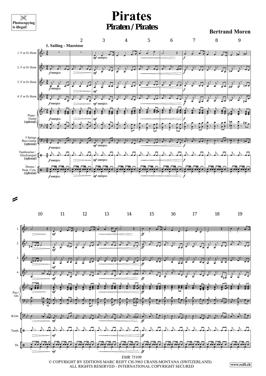 Pirates Pirates Horn scores gallery preview page 4