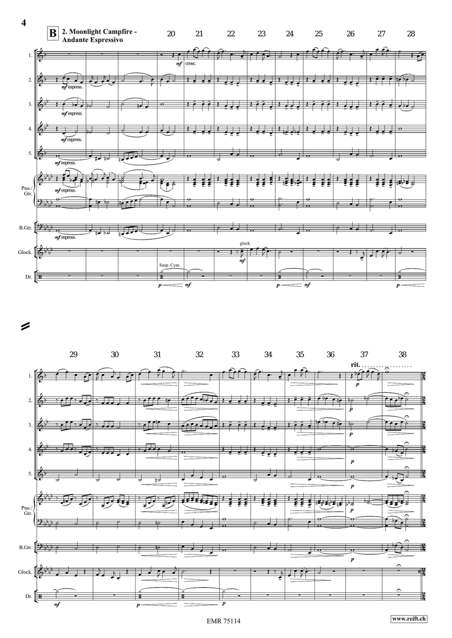 A Cowboy's Life A Cowboy's Life Saxophone Quintet scores gallery preview page 5