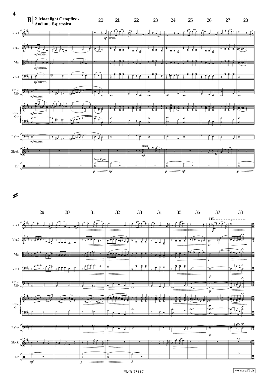 A Cowboy's Life A Cowboy's Life String Quintet scores gallery preview page 5
