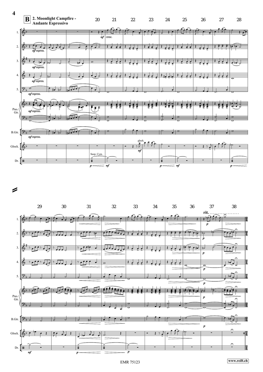 A Cowboy's Life A Cowboy's Life Woodwind Quintet scores gallery preview page 5