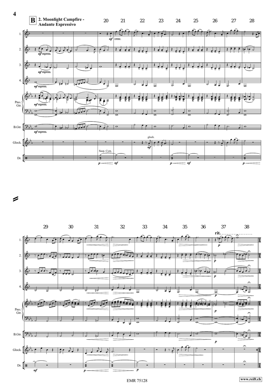 A Cowboy's Life A Cowboy's Life Clarinet Quartet scores gallery preview page 5