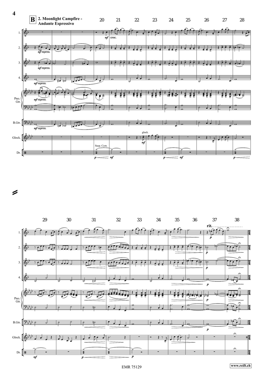 A Cowboy's Life A Cowboy's Life Saxophone Quartet scores gallery preview page 5