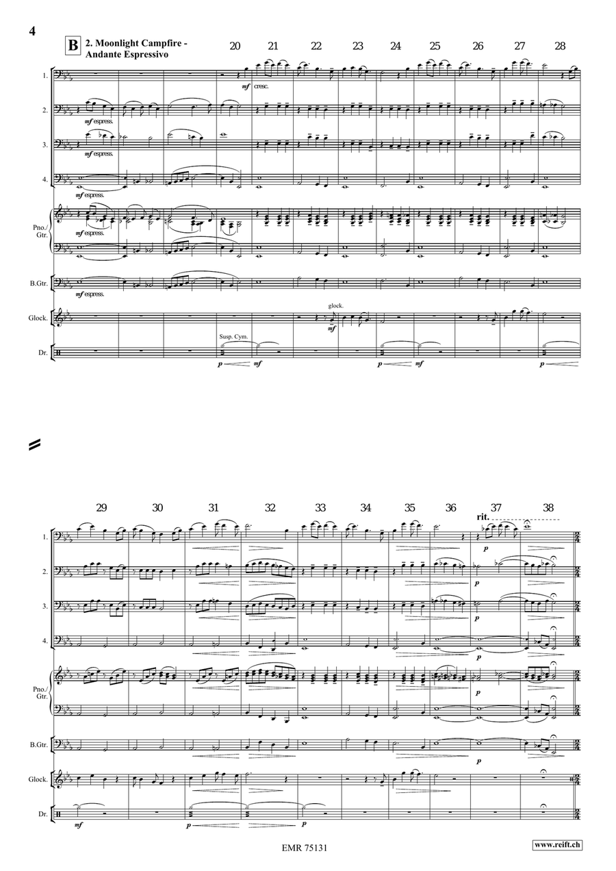 A Cowboy's Life A Cowboy's Life Trombone Quartet scores gallery preview page 5
