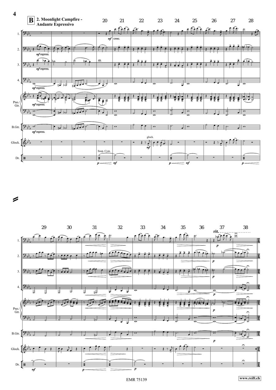 A Cowboy's Life A Cowboy's Life Tuba Quartet scores gallery preview page 5